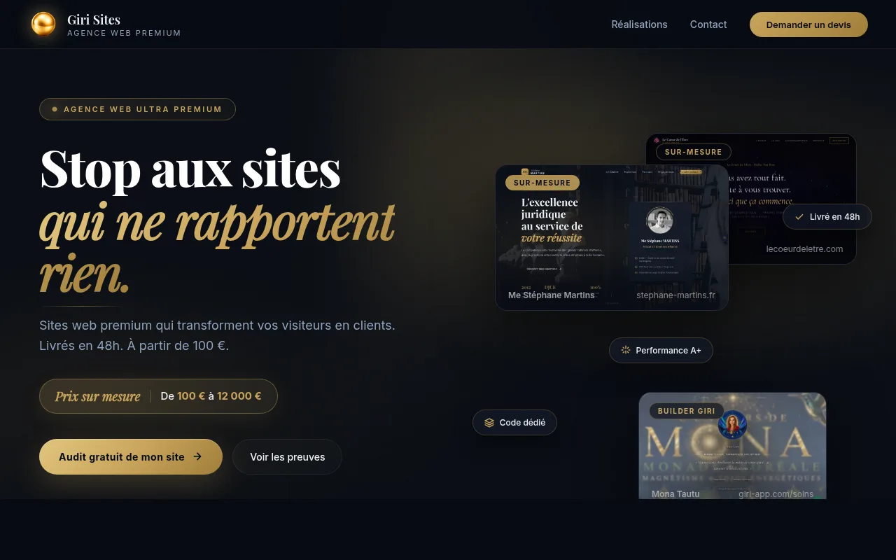 Digital Giri — page d'accueil